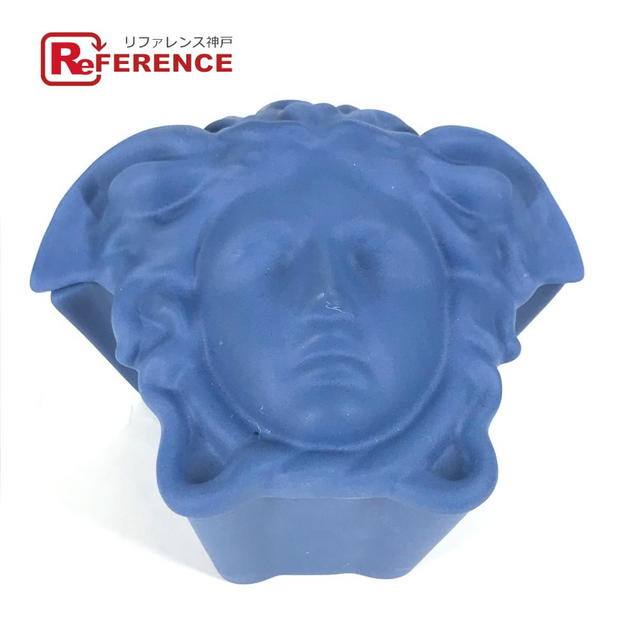 Versace VERSACE Rosenthal Medusa Tray tray tray accessory case Pottery blue - view 1