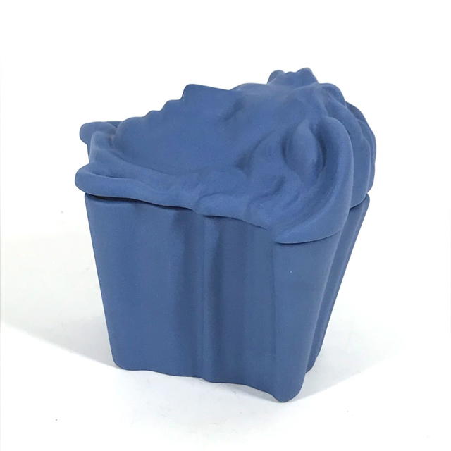 Versace VERSACE Rosenthal Medusa Tray tray tray accessory case Pottery blue - view 5