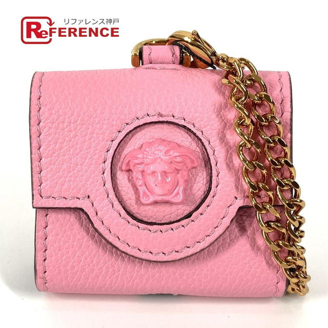 Versace VERSACE Shoulder Bag with Chain Medusa airpods Earphone case Leather pink - view 1
