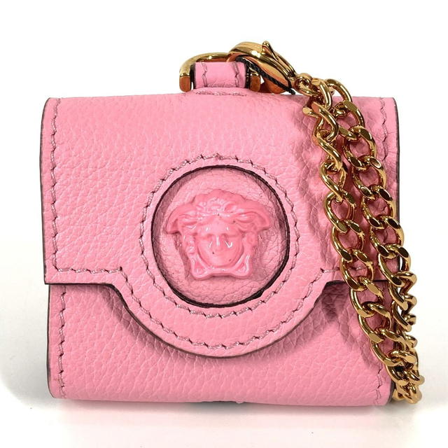 Versace VERSACE Shoulder Bag with Chain Medusa airpods Earphone case Leather pink - view 2