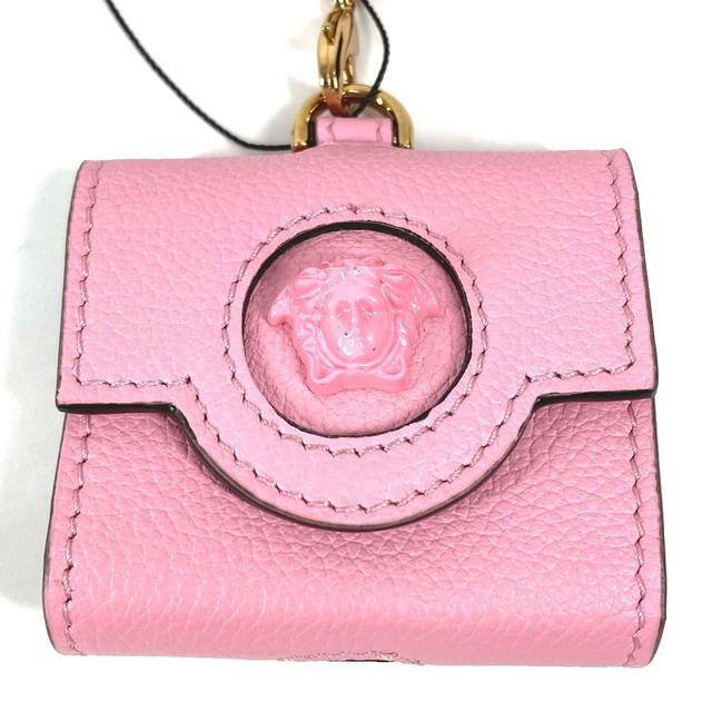 Versace VERSACE Shoulder Bag with Chain Medusa airpods Earphone case Leather pink - view 4