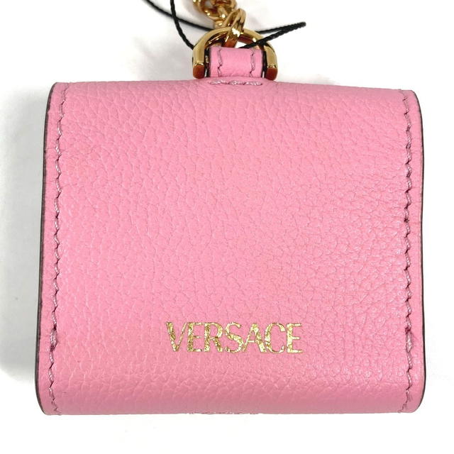 Versace VERSACE Shoulder Bag with Chain Medusa airpods Earphone case Leather pink - view 5