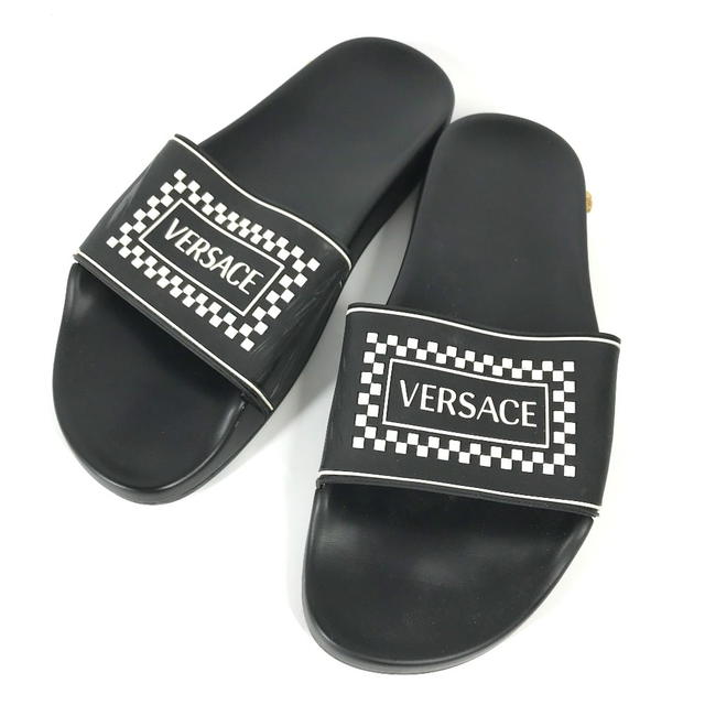 Versace VERSACE shower sandals shoes logo Flat Sandals - view 2