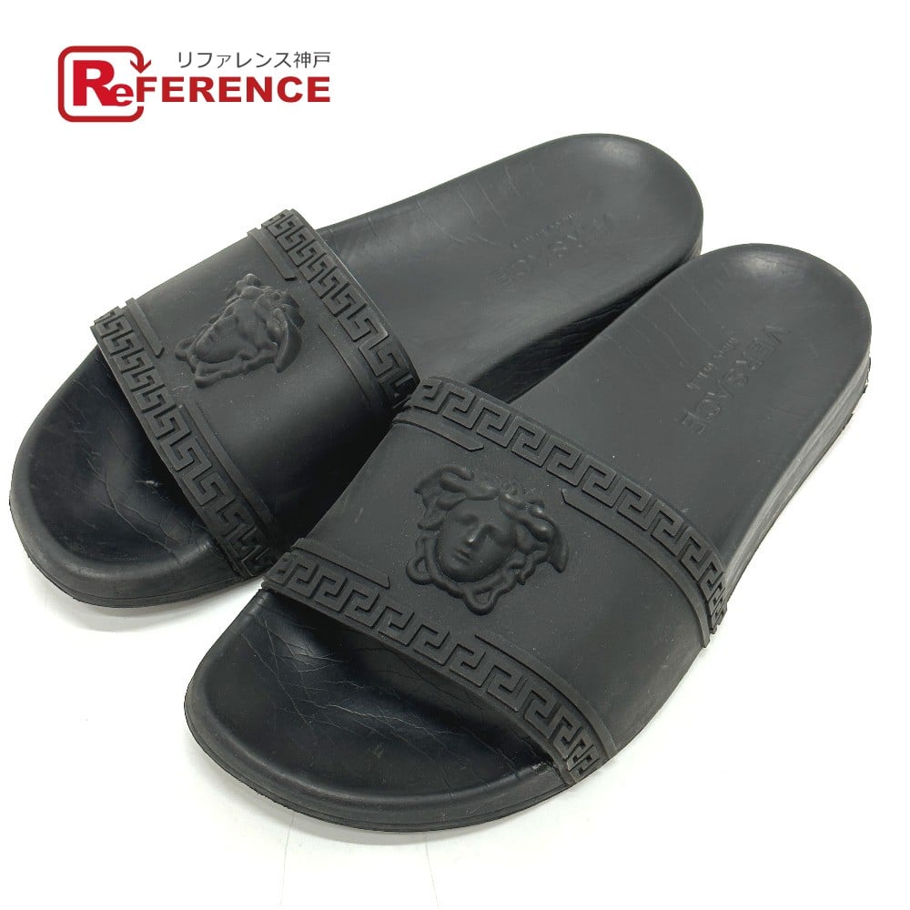 Versace VERSACE slider sandals Medusa Shoes Shower Pool Sandals Sandals rubber Black