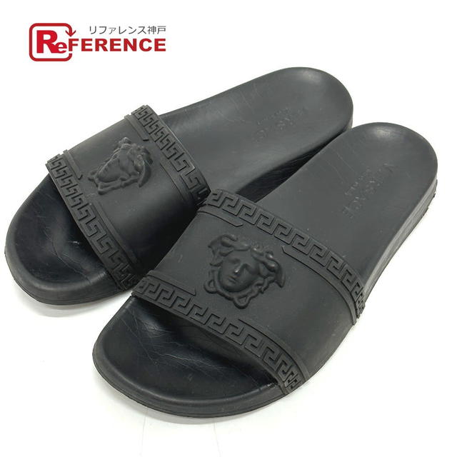 Versace VERSACE slider sandals Medusa Shoes Shower Pool Sandals Sandals rubber Black - view 1