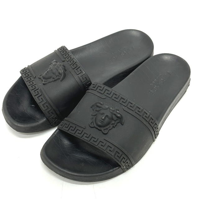 Versace VERSACE slider sandals Medusa Shoes Shower Pool Sandals Sandals rubber Black - view 2
