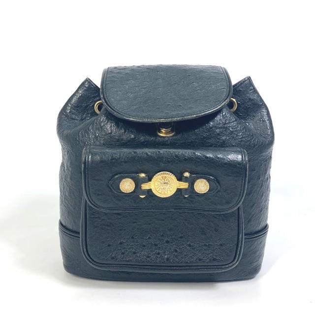 Versace VERSACE Sunburst Backpack Leather Black/GoldHardware - view 1