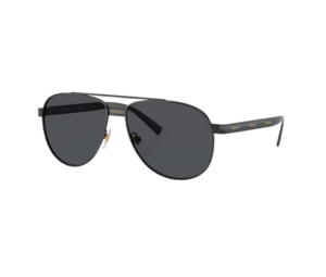 Buy Versace Sunglasses In Black Frame With Dark Grey Lens at Sasom – Authentic and Ready to Ship
