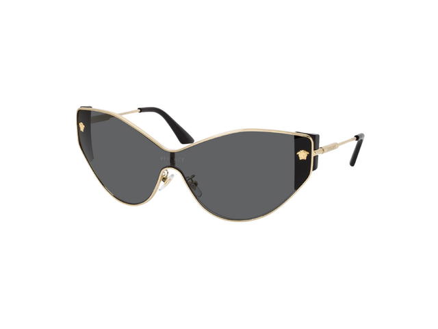 Versace Versace Sunglasses In Gold Frame With Grey Lens - view 1
