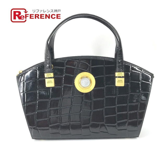 Versace VERSACE vintage embossed medusa logo Tote Bag Shoulder Bag Hand Bag - view 1
