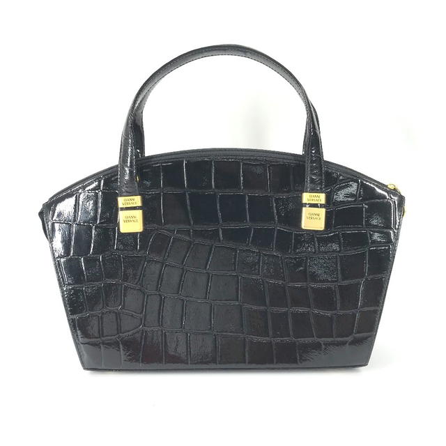 Versace VERSACE vintage embossed medusa logo Tote Bag Shoulder Bag Hand Bag - view 3