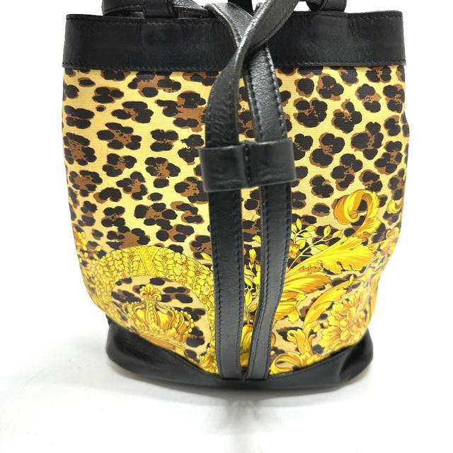 Versace VERSACE vintage leopard drawstring leopard print leopard Shoulder Bag - view 3