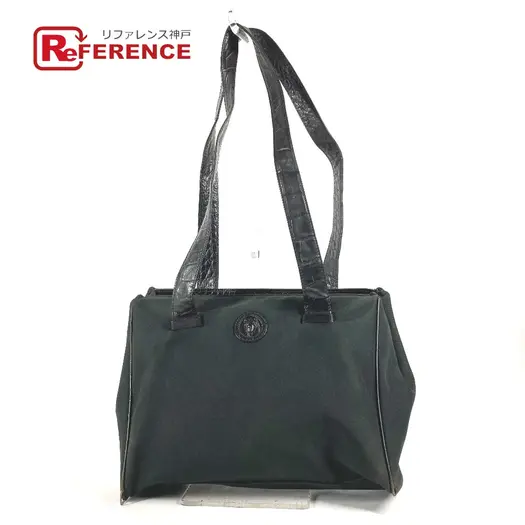 Buy VERSACE vintage Medusa Shoulder Bag Tote Bag Black at Sasom – Authentic and Ready to Ship