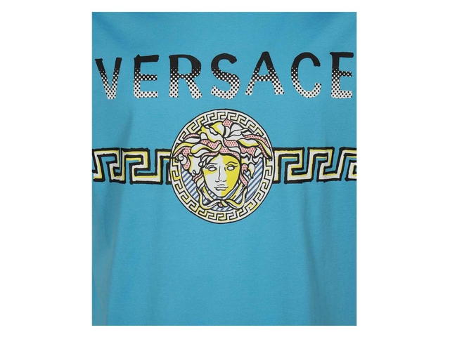 Versace Versace Vintage Medusa T-Shirt Blue - view 3