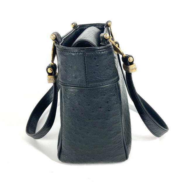Versace VERSACE vintage Sunburst Bag Shoulder Bag Tote Bag Shoulder Bag Leather Black - view 4
