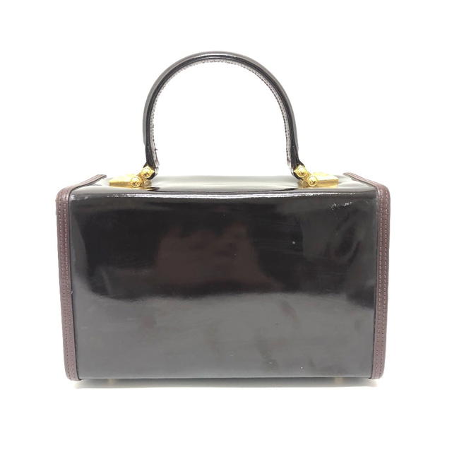 Versace VERSACE vintage Sunburst Vanity bag Hand Bag enamel Purple Based/Gold - view 3