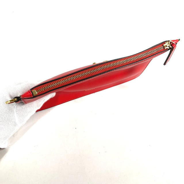 Versace VERSACE Virtus bag pouch Clutch bag Leather Red - view 4