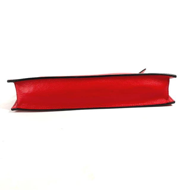 Versace VERSACE Virtus bag pouch Clutch bag Leather Red - view 5