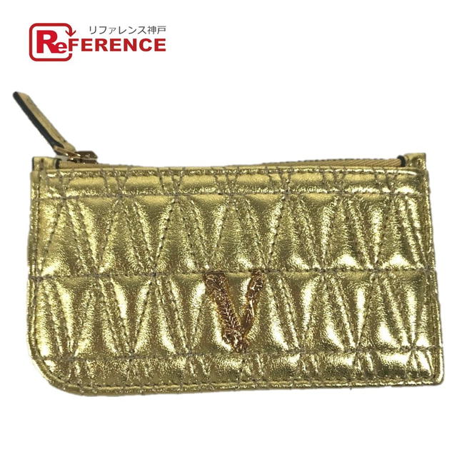 Versace VERSACE With key ring Visetos V logo Fragment Case Wallet coin purse Unused - view 1