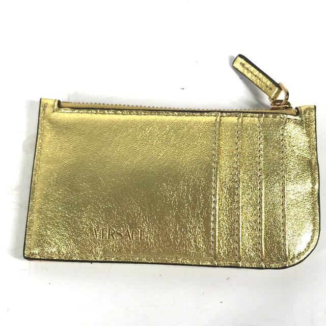 Versace VERSACE With key ring Visetos V logo Fragment Case Wallet coin purse Unused - view 3