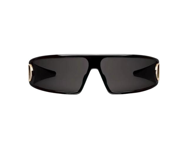 Dior Dior VeryDior M1U Black Mask Sunglasses Gray Lens - view 2