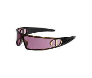 Buy Dior VeryDior M1U Deep Brown Tortoiseshell-Effect Mask Sunglasses at Sasom – Authentic and Ready to Ship