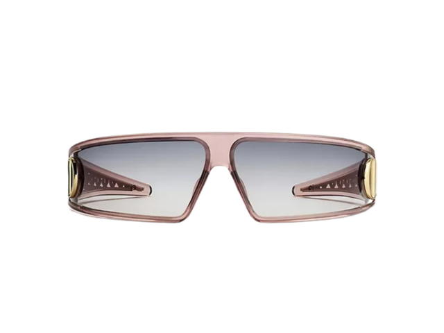 Dior Dior VeryDior M1U Transparent Pink Mask Sunglasses - view 2