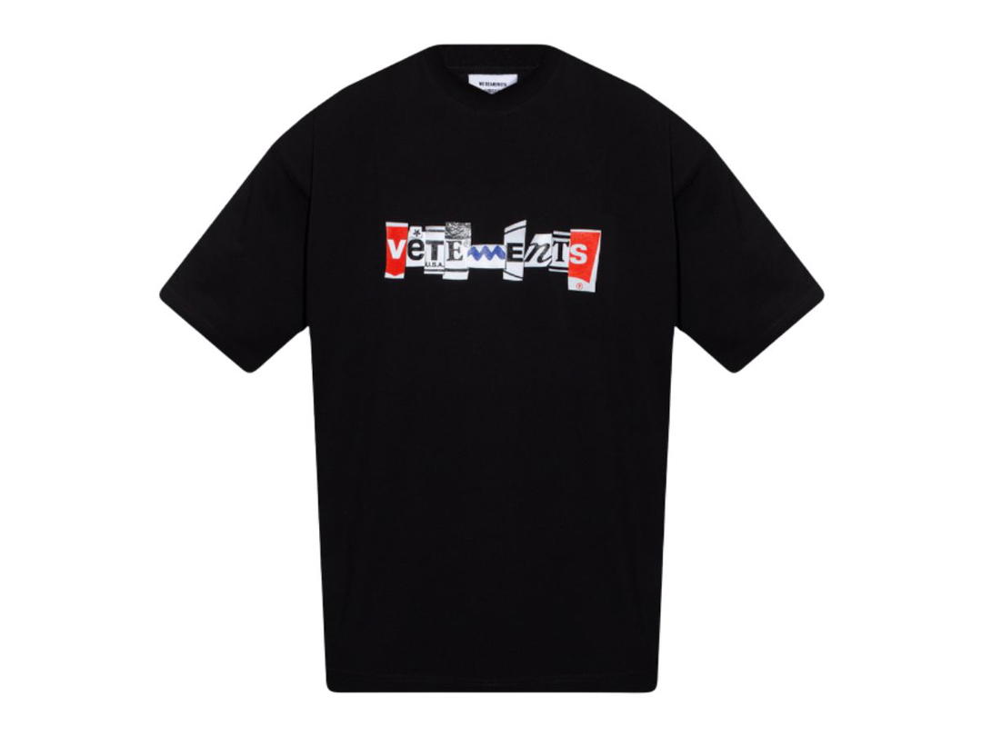 Vetements Vetements Aesthetic Logomania Black