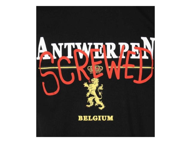 Vetements Vetements ANTWERPEN SCREWED T-shirt - Black - view 3