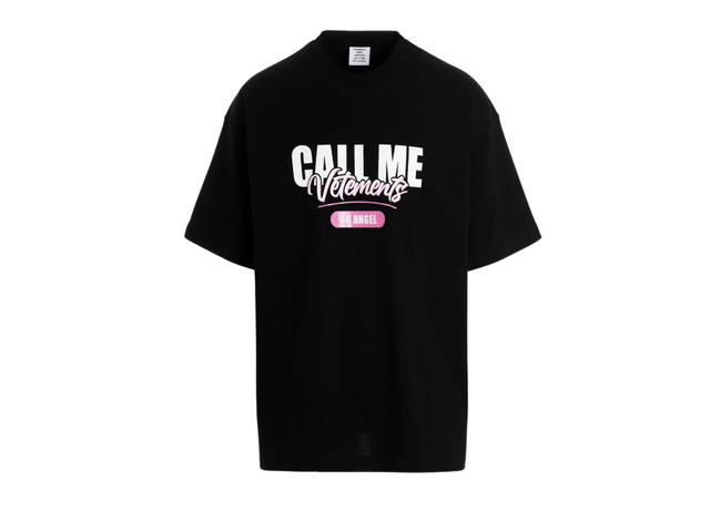 Vetements Vetements Call Me T-Shirt Black - view 1
