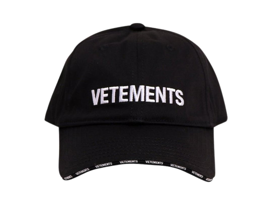 Vetements Vetements Logo Embroidered Cotton-Twill Baseball Cap