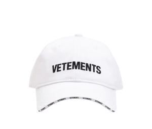 Buy Vetements Logo Embroidered Cotton-Twill Baseball Cap White at Sasom – Authentic and Ready to Ship