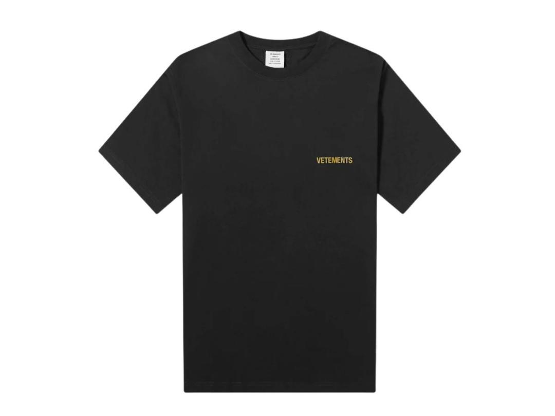 Vetements Vetements Logo Tee Black
