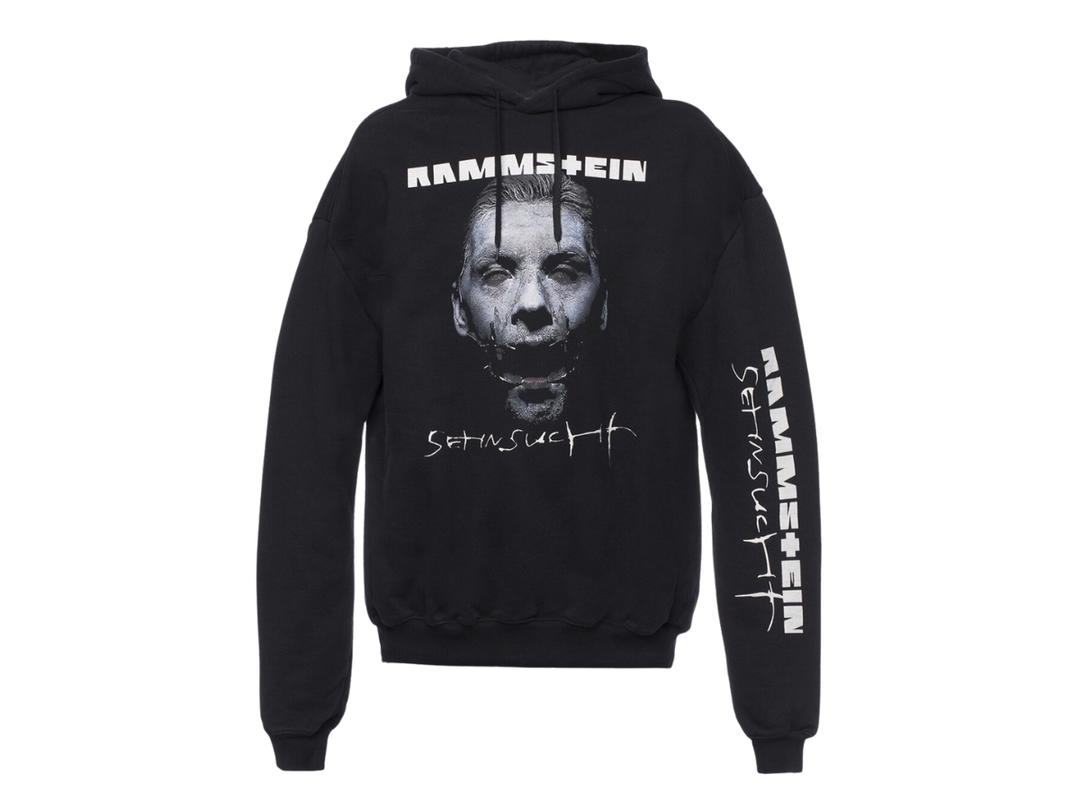 Vetements Vetements Rammstein Trashmetal Oversized Hoodie Black