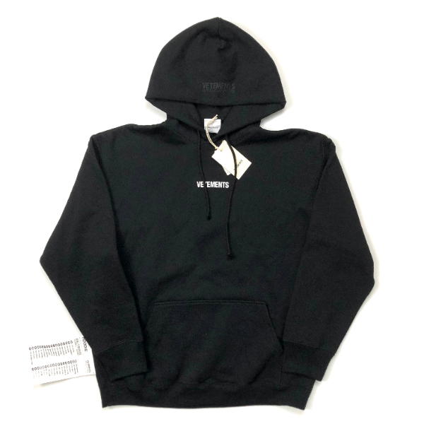 Vetements Vetements Black Wash Tag hoodie