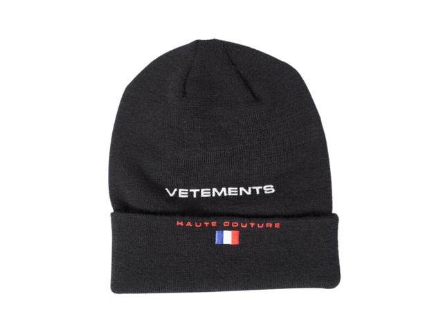 Vetements Vetements x Reebok Haute Couture Beanie Black FW17 - view 1