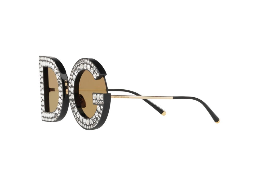 Dolce & Gabbana Dolce & Gabbana DG Glitter sunglasses Gold