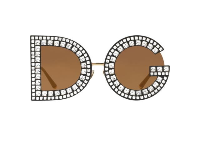 Dolce & Gabbana Dolce & Gabbana DG Glitter sunglasses Gold - view 2