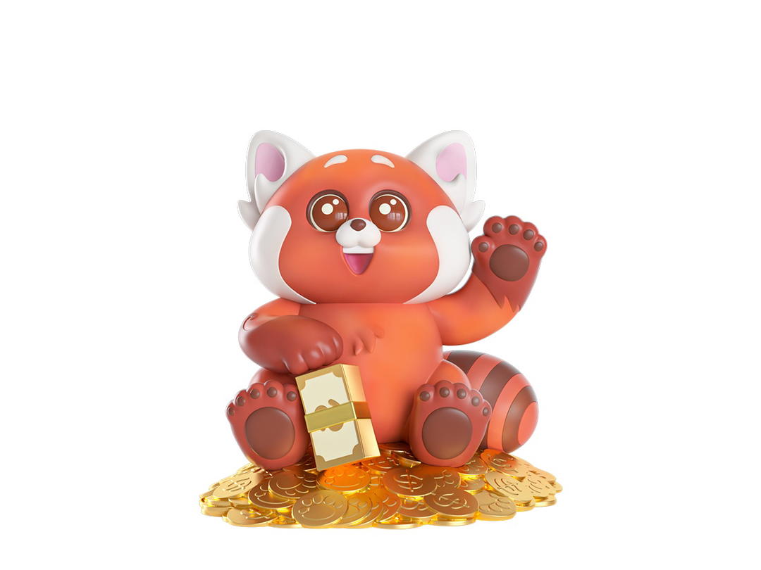 VGT VGT x Disney Lucky Cat Meimei Lucky Series Trendy Ornaments