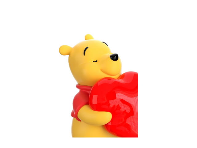 VGT VGT X Disney 100th Anniversary Limited PEACE&LOVE Series Heart-hugging Winnie the Pooh Trendy Ornaments - view 5