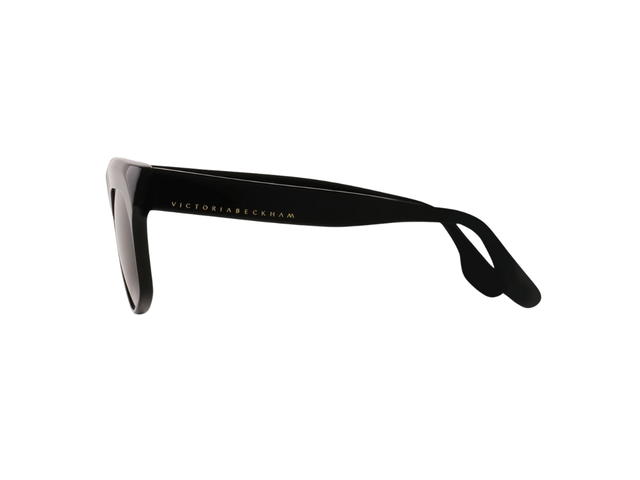 Victoria Beckham Victoria Beckham Sunglasses In Black Acetate With Grey Lens - view 3