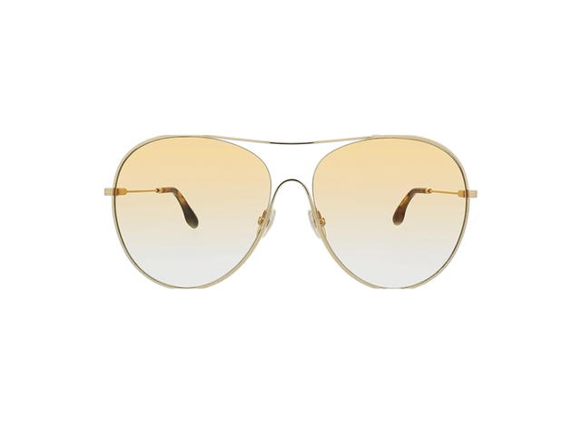 Victoria Beckham Victoria Beckham Sunglasses In Oliver Aviator With Gradient Lenses Gold - view 2