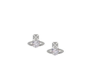 Buy Vivienne Westwood Ariella Earrings In Hoop Silhouette With Silver-Tone Finish at Sasom – Authentic and Ready to Ship