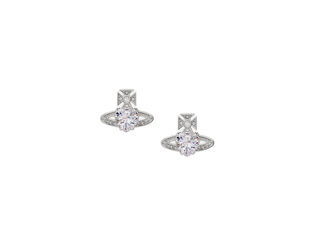 Vivienne Westwood Vivienne Westwood Ariella Earrings In Hoop Silhouette With Silver-Tone Finish