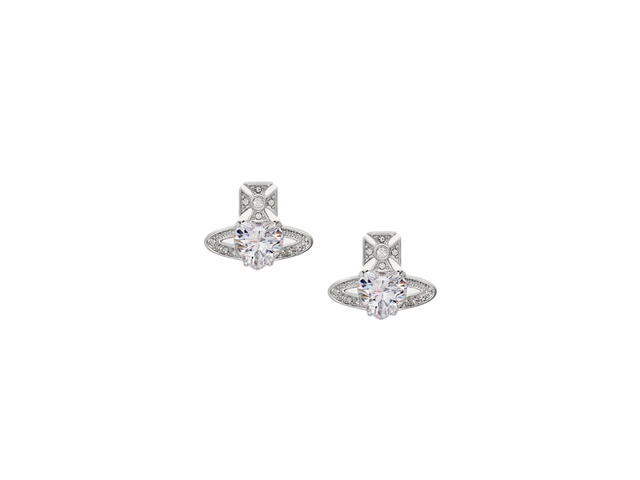Vivienne Westwood Vivienne Westwood Ariella Earrings In Hoop Silhouette With Silver-Tone Finish - view 1