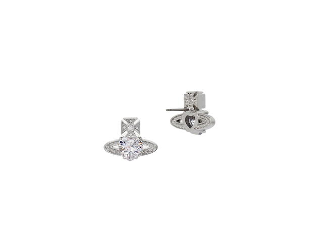 Vivienne Westwood Vivienne Westwood Ariella Earrings In Hoop Silhouette With Silver-Tone Finish - view 2