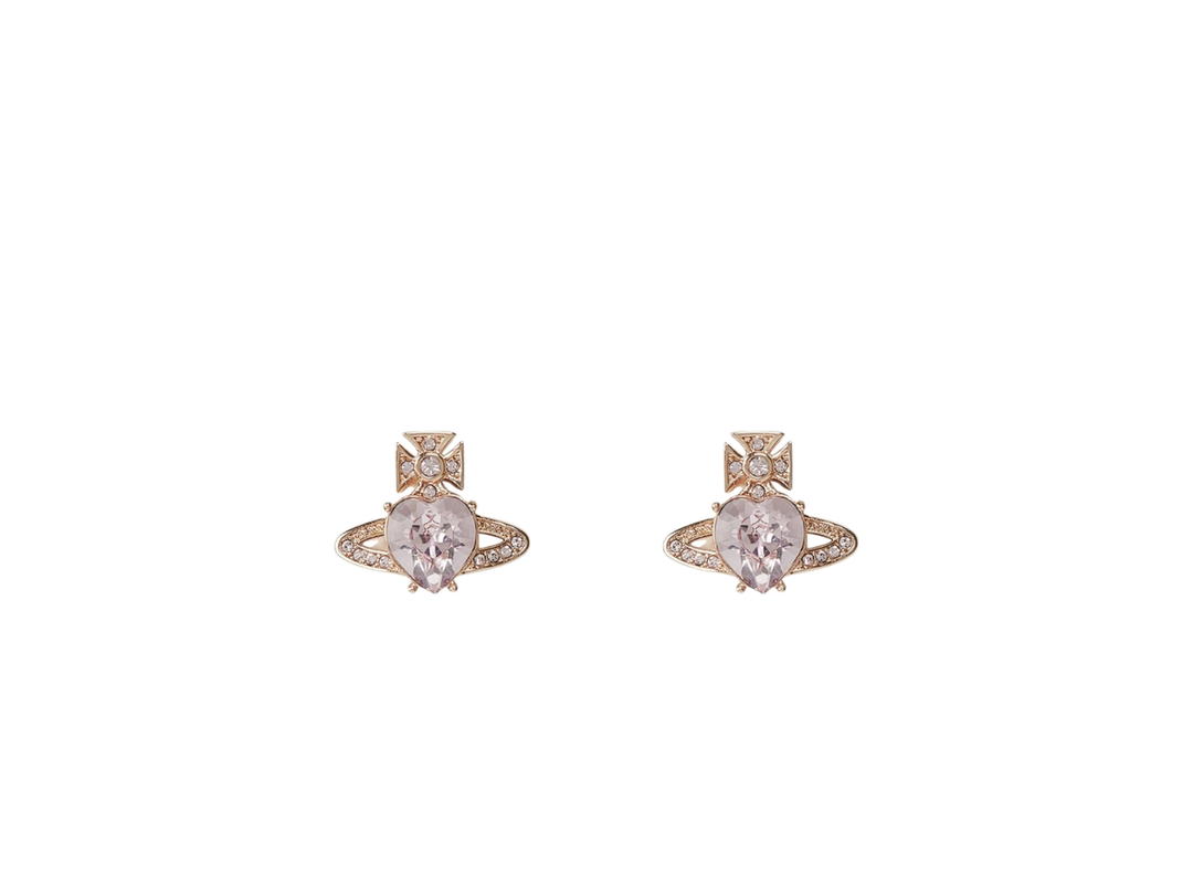 Vivienne Westwood Vivienne Westwood Ariella Earrings Pink Gold Tone