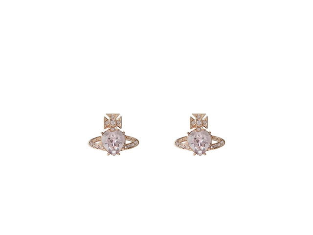 Vivienne Westwood Vivienne Westwood Ariella Earrings Pink Gold Tone - view 1