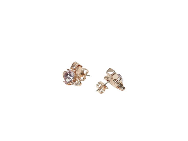 Vivienne Westwood Vivienne Westwood Ariella Earrings Pink Gold Tone - view 2