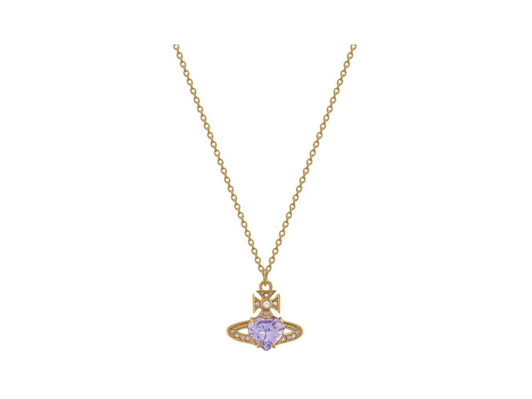 Vivienne Westwood Vivienne Westwood Ariella Pendant In Crystal Detailing With Gold-Tone Plating